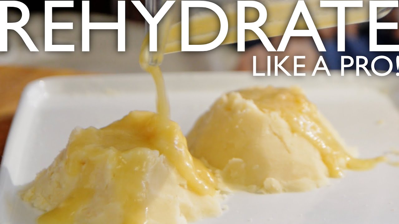 How to Rehydrate Freeze Dried Mashed Potatoes and Gravy!