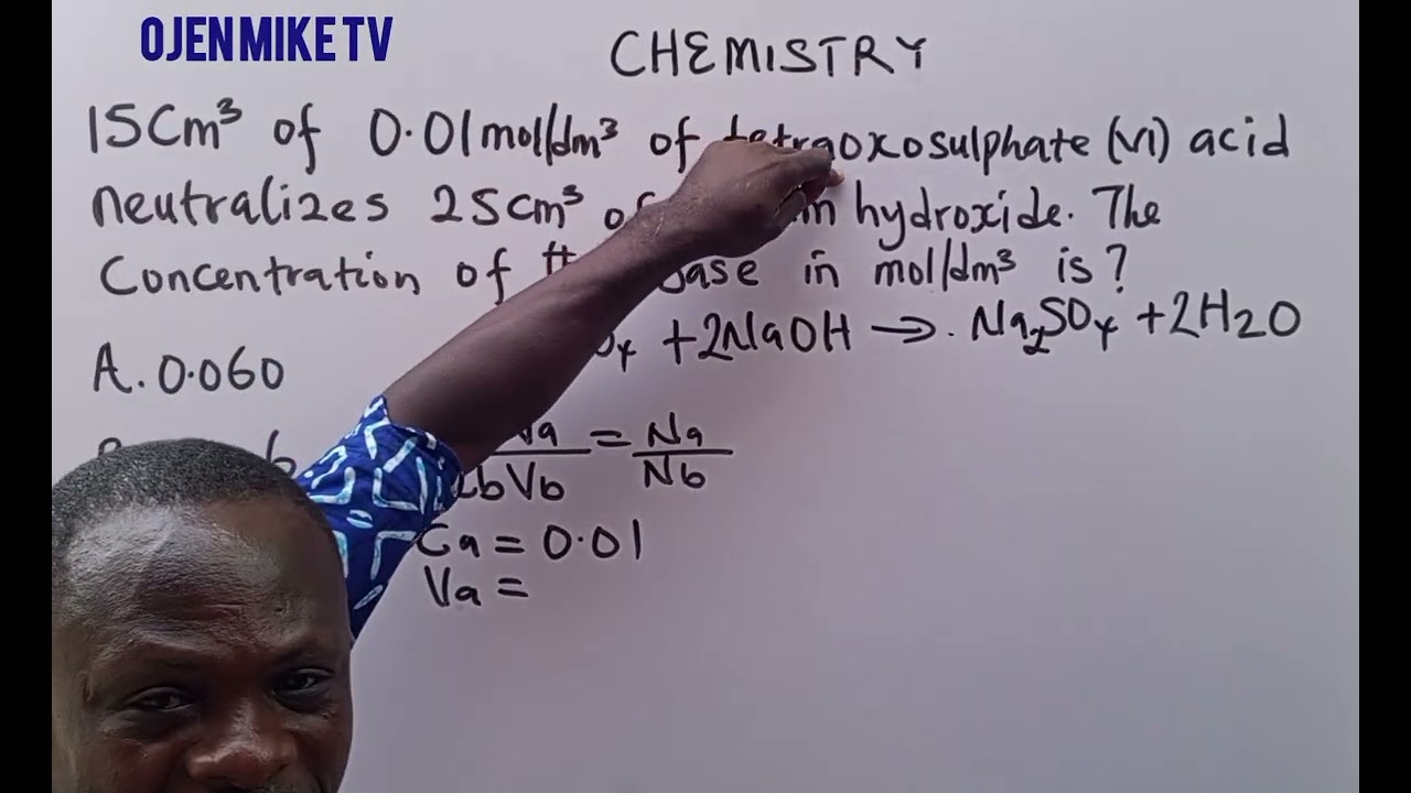 Neutralization reaction calculation 