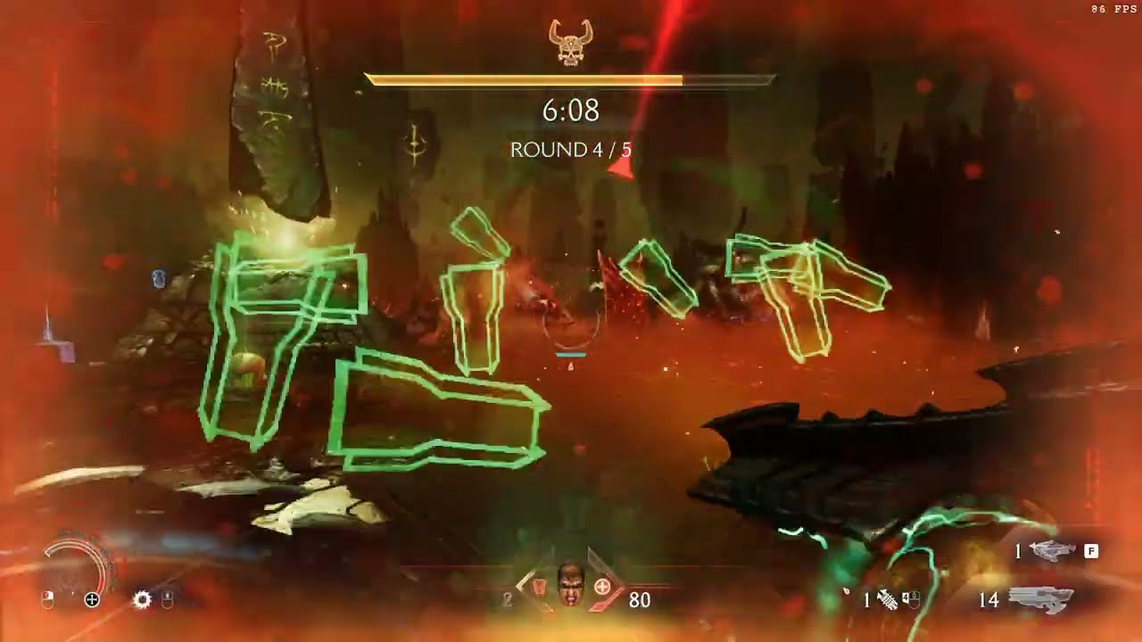 Doom TDA - Escalation of Pain preset, nightmare, 130% game speed 2-4-26