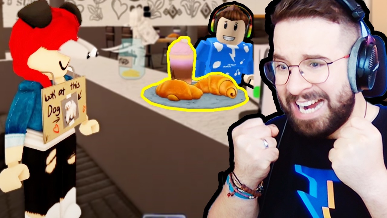 A VIDEÓSOK KÁVÉZÓT NYITNAK ☕️ Gergő, Doggyandi, Immu The Hybrid Cafe Roblox