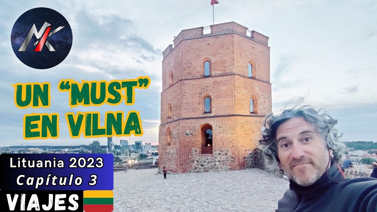 🌍 El RÍO NERIS y la TORRE de GEDIMINAS en VILNA 🌇 Lituania 2023 🇱🇹 VLOG | Capítulo 3 🤳 [Europa]
