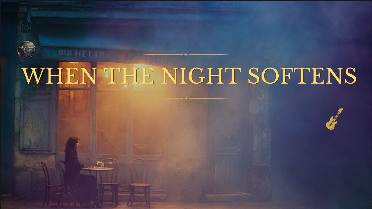 When the Night Softens | Emotional Blues Instrumental - Blue Hour Café Session (Vol. 5)