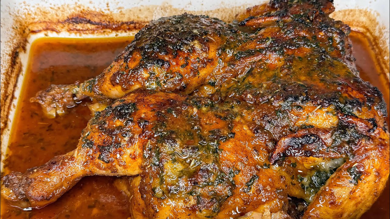 🍗 Самая сочная запеченная курица целиком, которую вы когда-либо приготовите! 😍