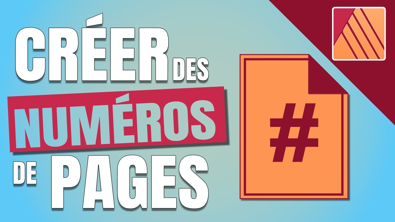 [Tuto Affinity Publisher] Créer des numéros de page et débuter la pagination d'où vous voulez !