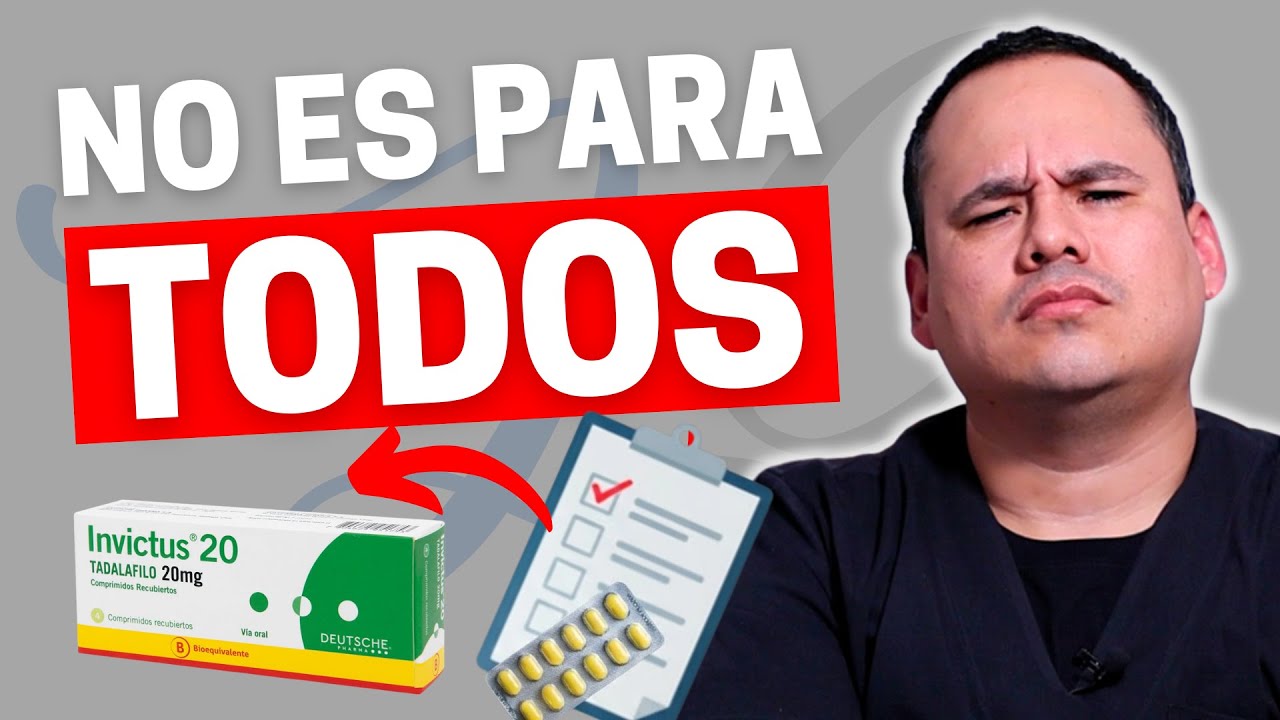 NO USES TADALAFILO HASTA VER ESTO