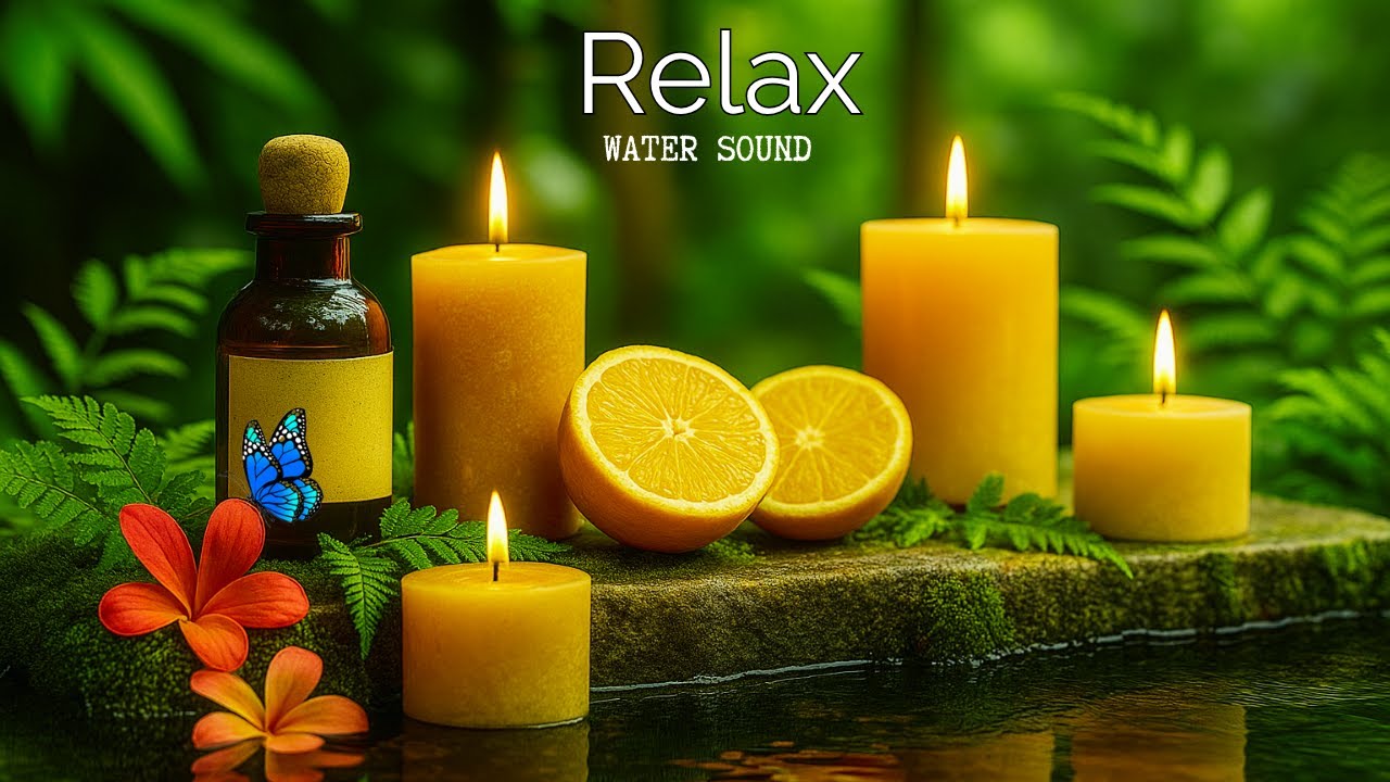 Soft Spa Piano 🌙 Deep Water Sounds for Relaxation, Stress Relief, Meditation & Sleep Healing