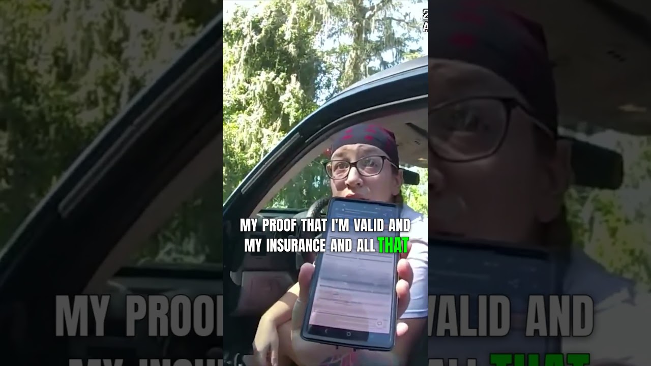 Confusion during vehicle inspection and interaction with authority figure #shorts