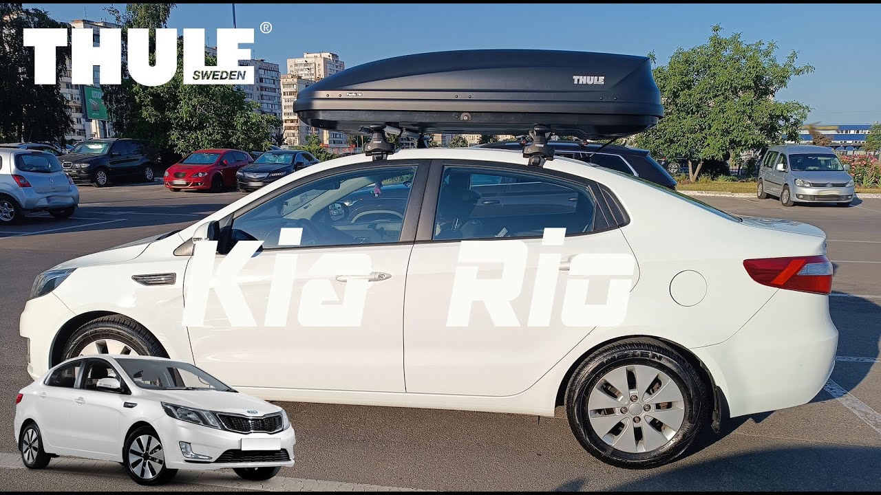 Roof rack THULE Pacific L Antracite KIA Rio