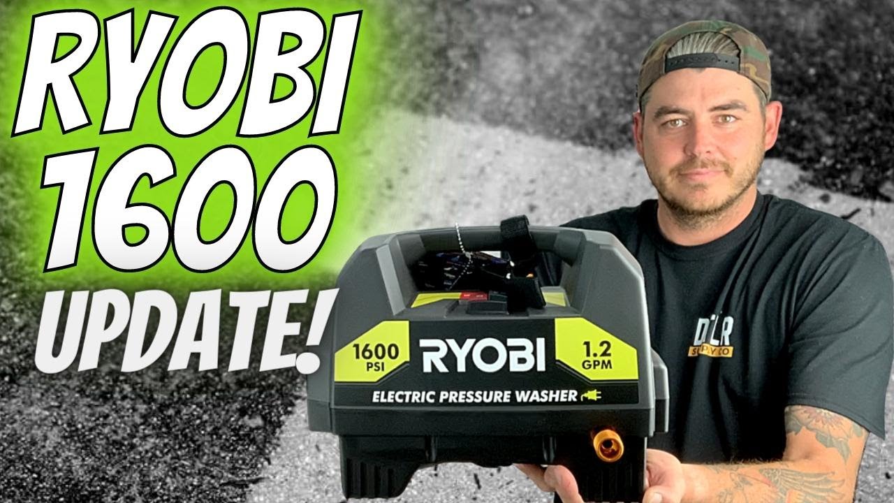 Электрическая мойка высокого давления Ryobi 1600 фунтов на кв. дюйм (обновлённый обзор) | Детейли...