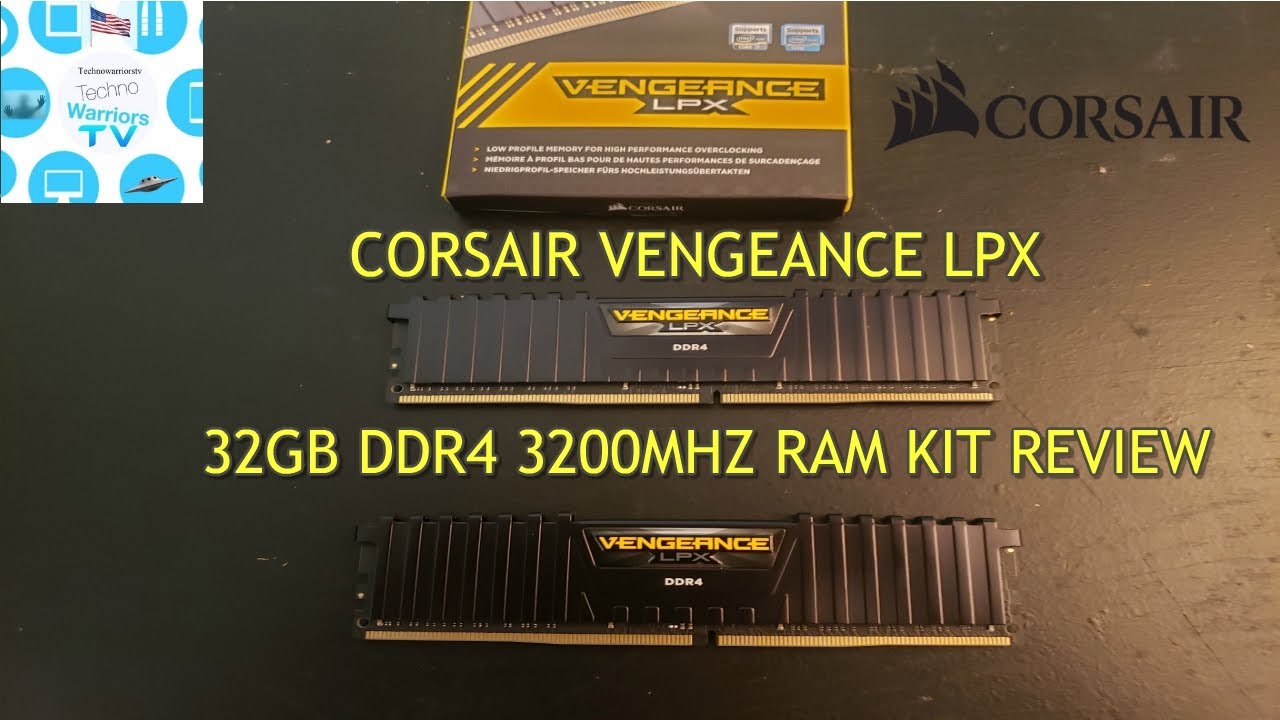 Corsair vengeance LPX 32GB DDR4 KIT REVIEW 