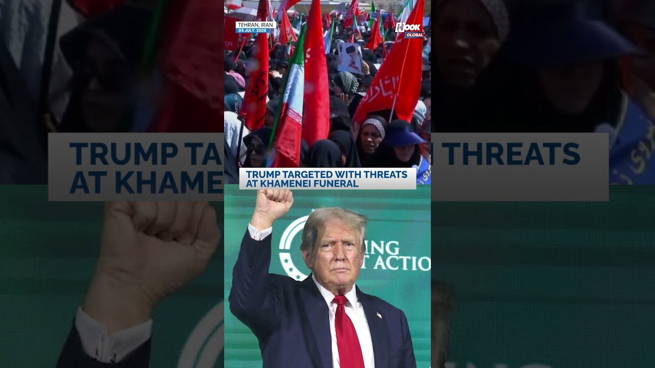 Threats against Trump at funeral for late Iran Supreme Leader Ali Khamenei