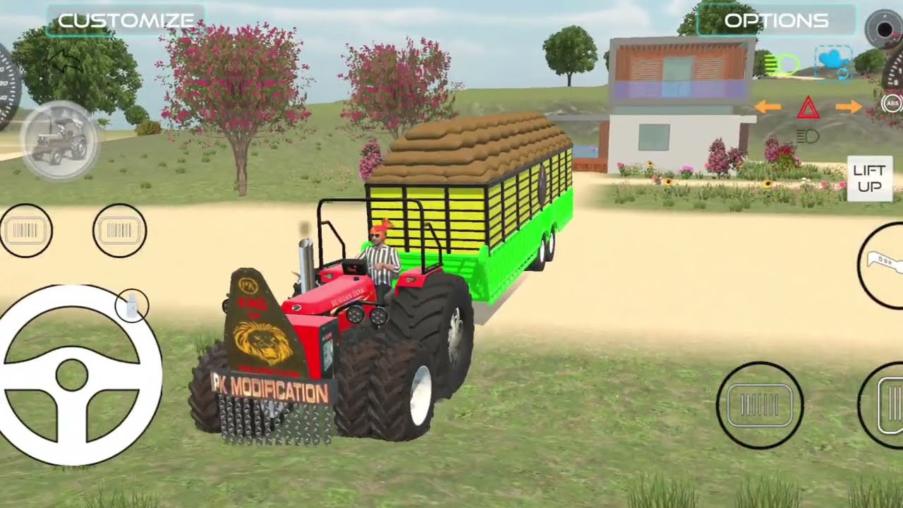 Indian vehicle simulator 3d game #tractorstunt #gta5gameplay #androidgames