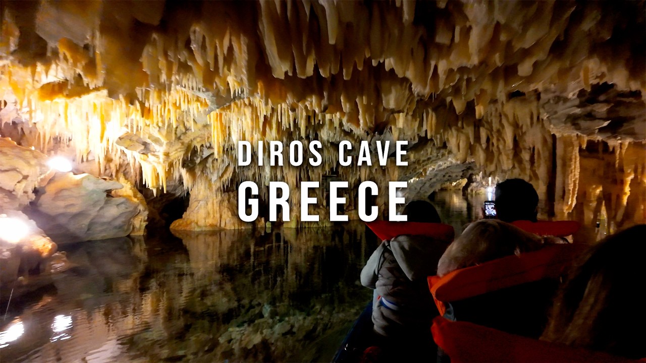 Diros Cave Greece 🇬🇷 | Best of Mani Peninsula 4K