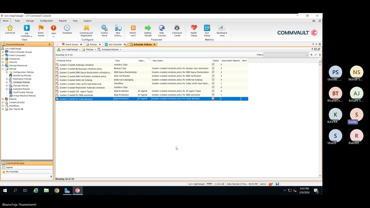 Day 18 Commvault FREE Training Cyber Recovery Cyber Resiliency 05-Jan-2026
