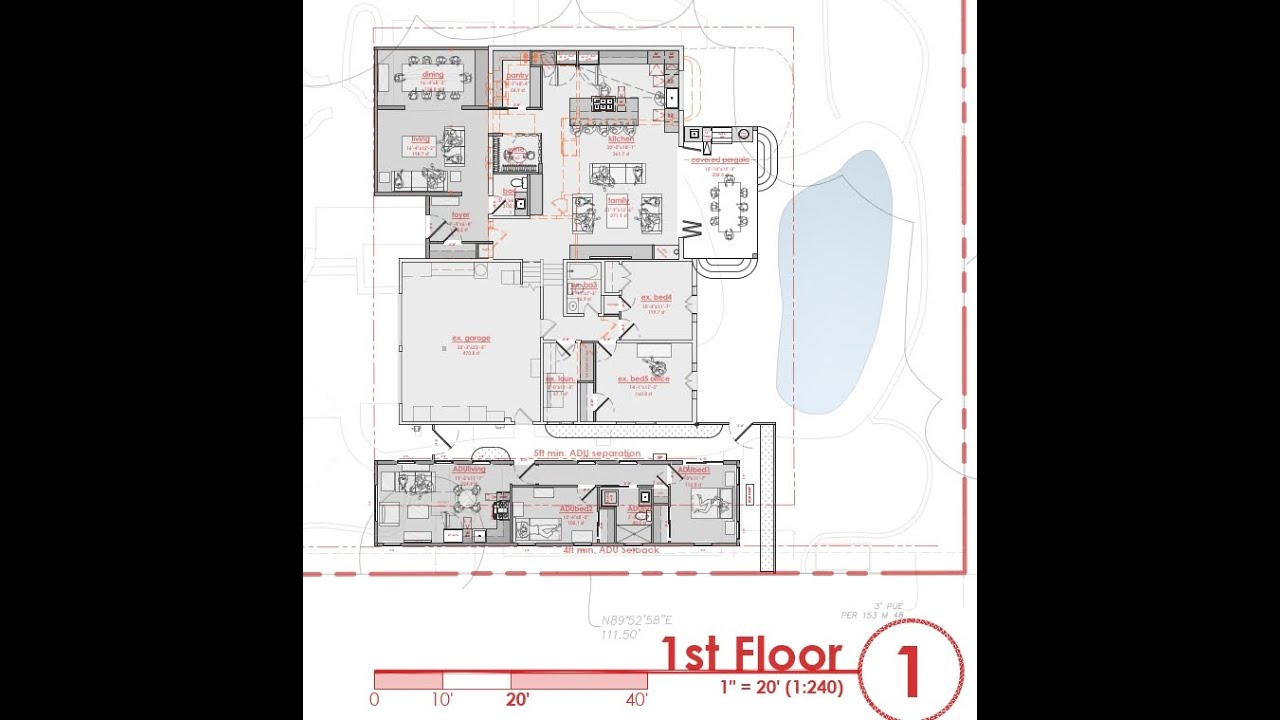 Los Altos Two Story Addition and ADU for Nalini&Krishna - Floor Plan #2