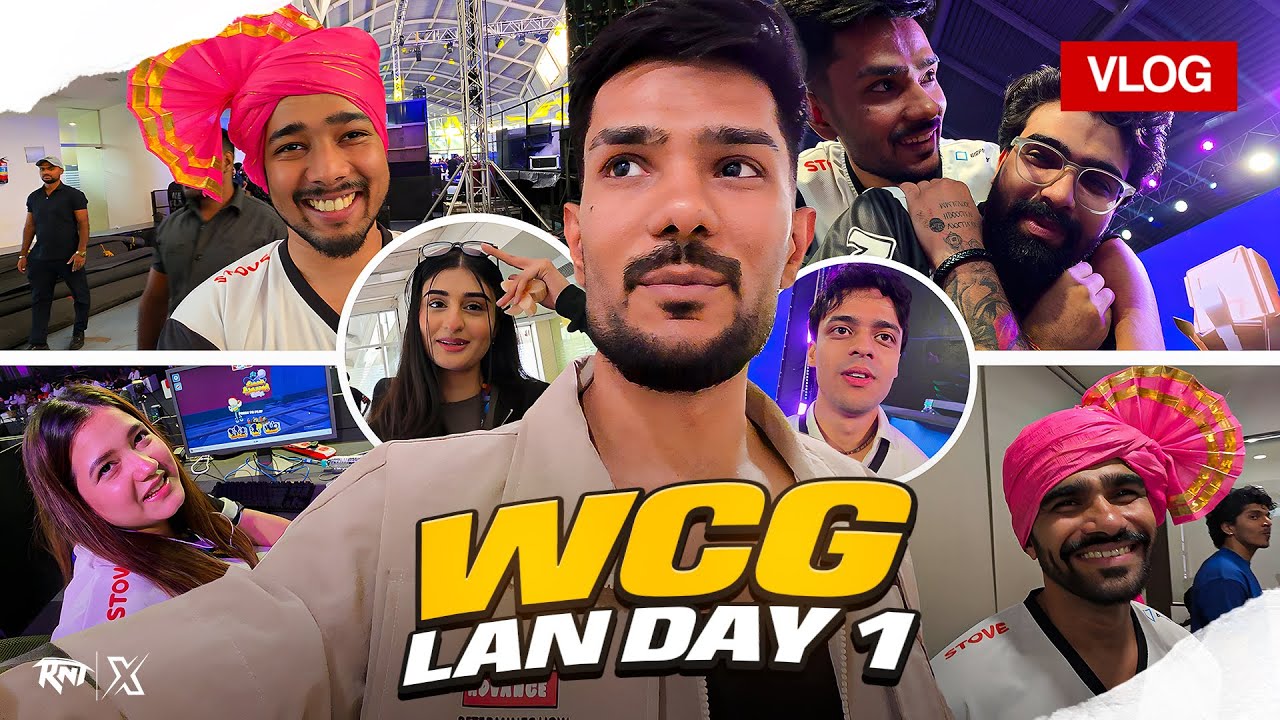 Встреча @ShreeManLegenD @MizoPlays @PAYALGAMING @MortaLyt | WCG LAN ДЕНЬ 1