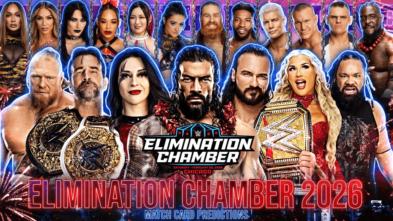 Прогнозы на состав участников WWE Elimination Chamber Chicago 2026