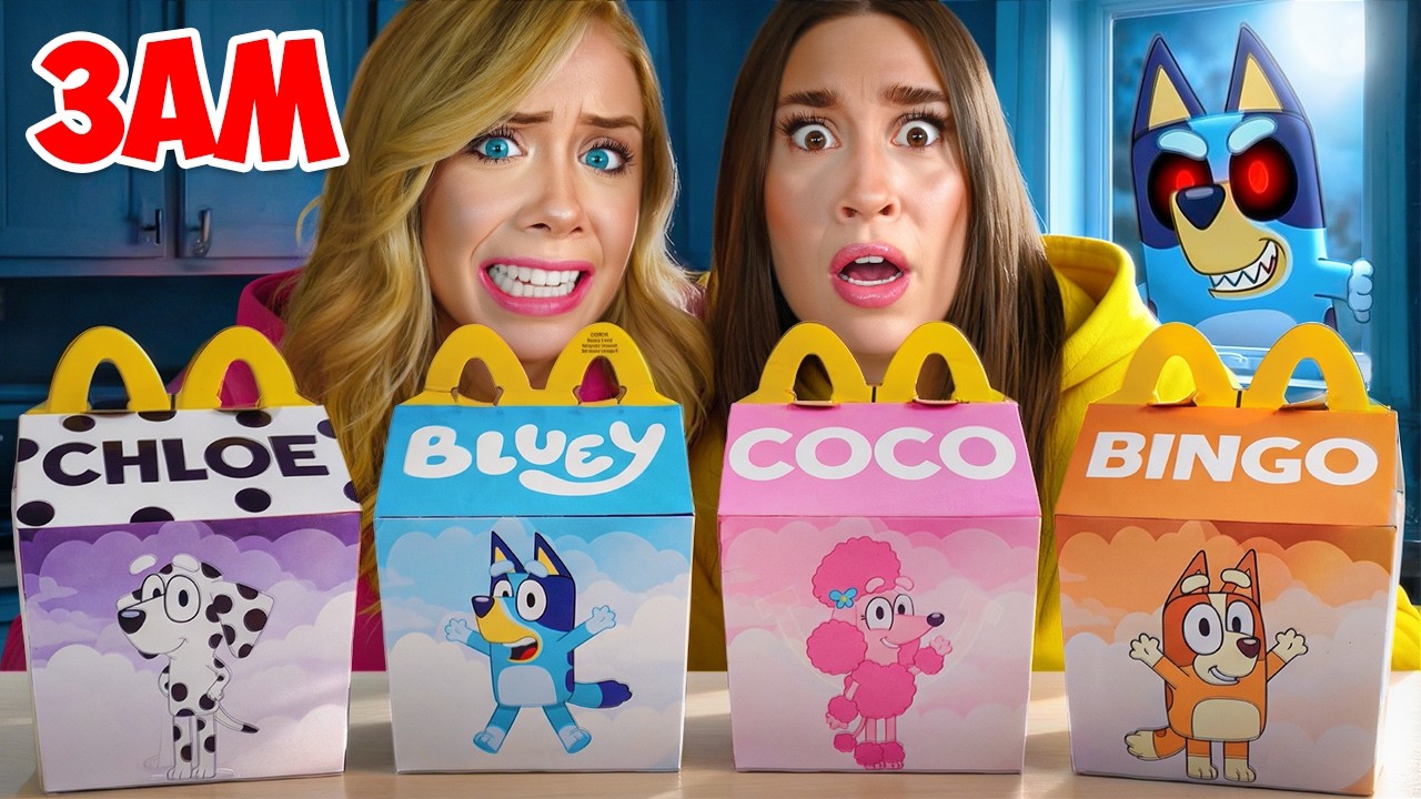 DO NOT ORDER ALL BLUEY HAPPY MEALS AT 3 AM...