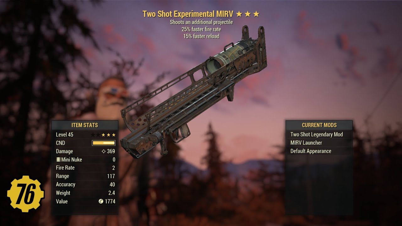 Fallout 76 - The Two Shot MIRV