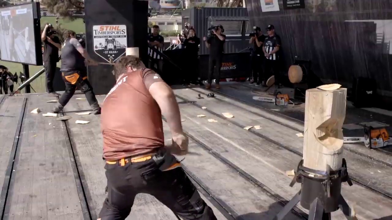 Semi-Final 2 - Brayden Meyer vs Mitchell Argent - Australian Trophy 2020 - STIHL TIMBERSPORTS