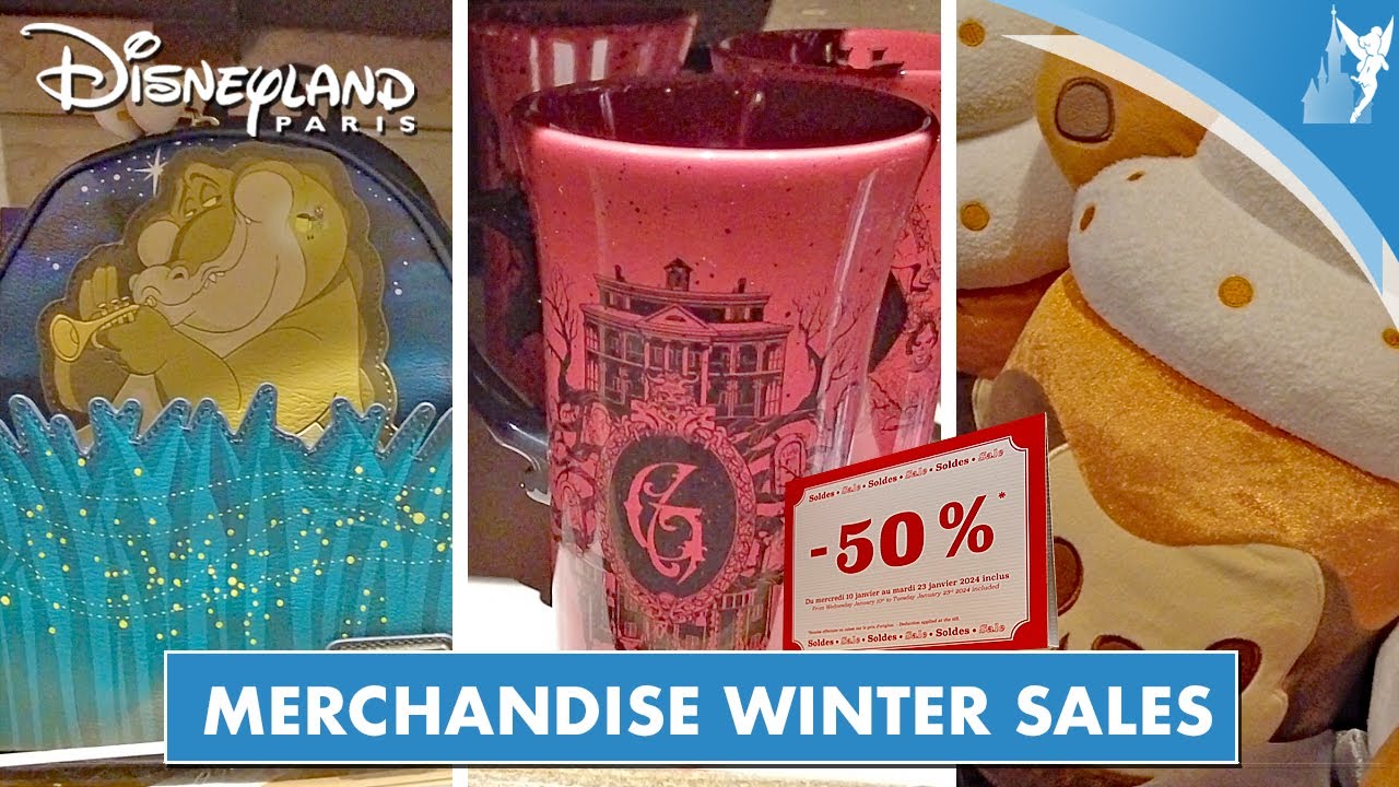 🛍️ Merchandise WINTER SALES at Disneyland Paris January 2024