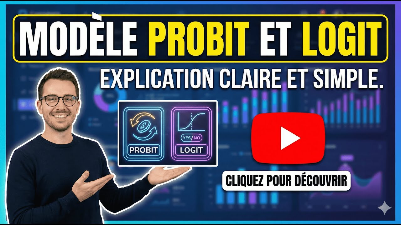 Modèle PROBIT ET LOGIT dans la simplicité / Réponses binaires (oui/non, succès/échec, 0/1)