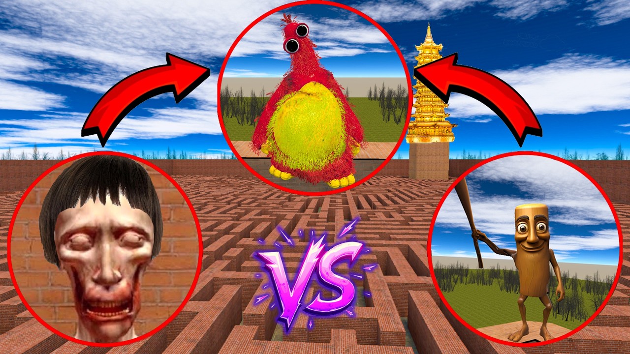 Best of SCP-096 VS Monster Poppy Playtime Chapter 5 Chum in Garry’s Mod #53