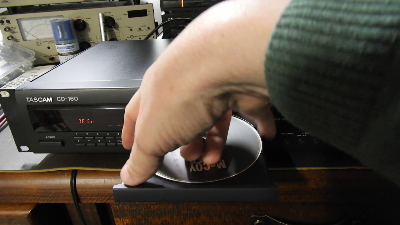 TASCAM CD-160 Post repair video