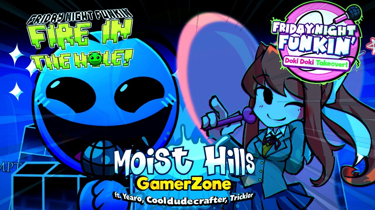 FNF Moist Hills [Monika Mix]