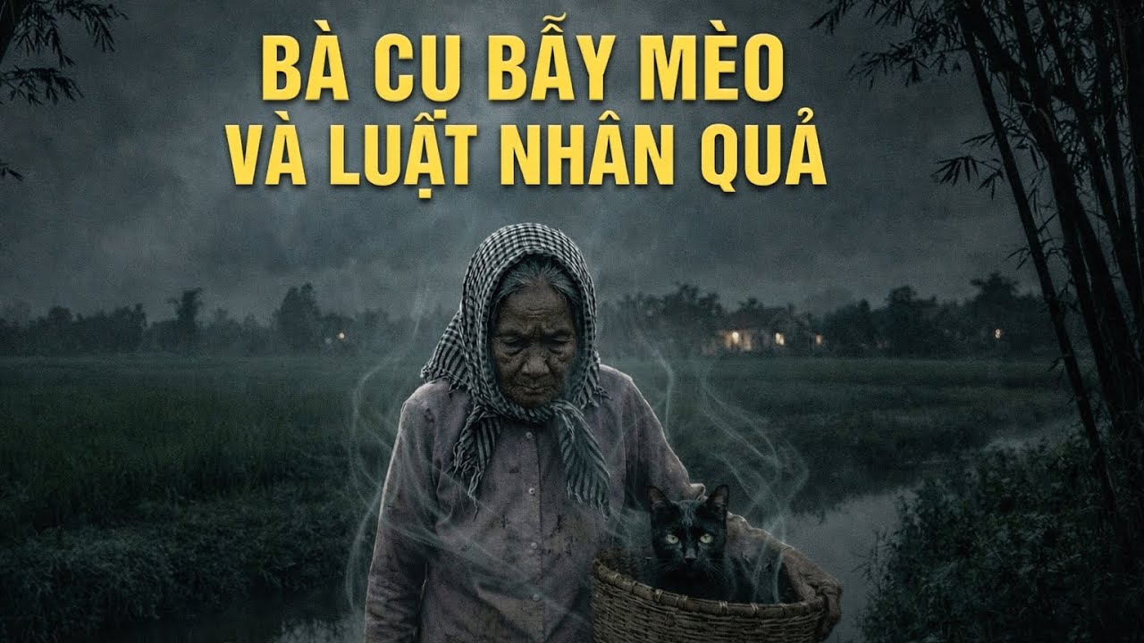 Bà cụ neo đơn vì nghèo nên đã đi bẫy mèo để kiếm tiền và bị mèo ám | truyện ma miền tây #chuyenma 