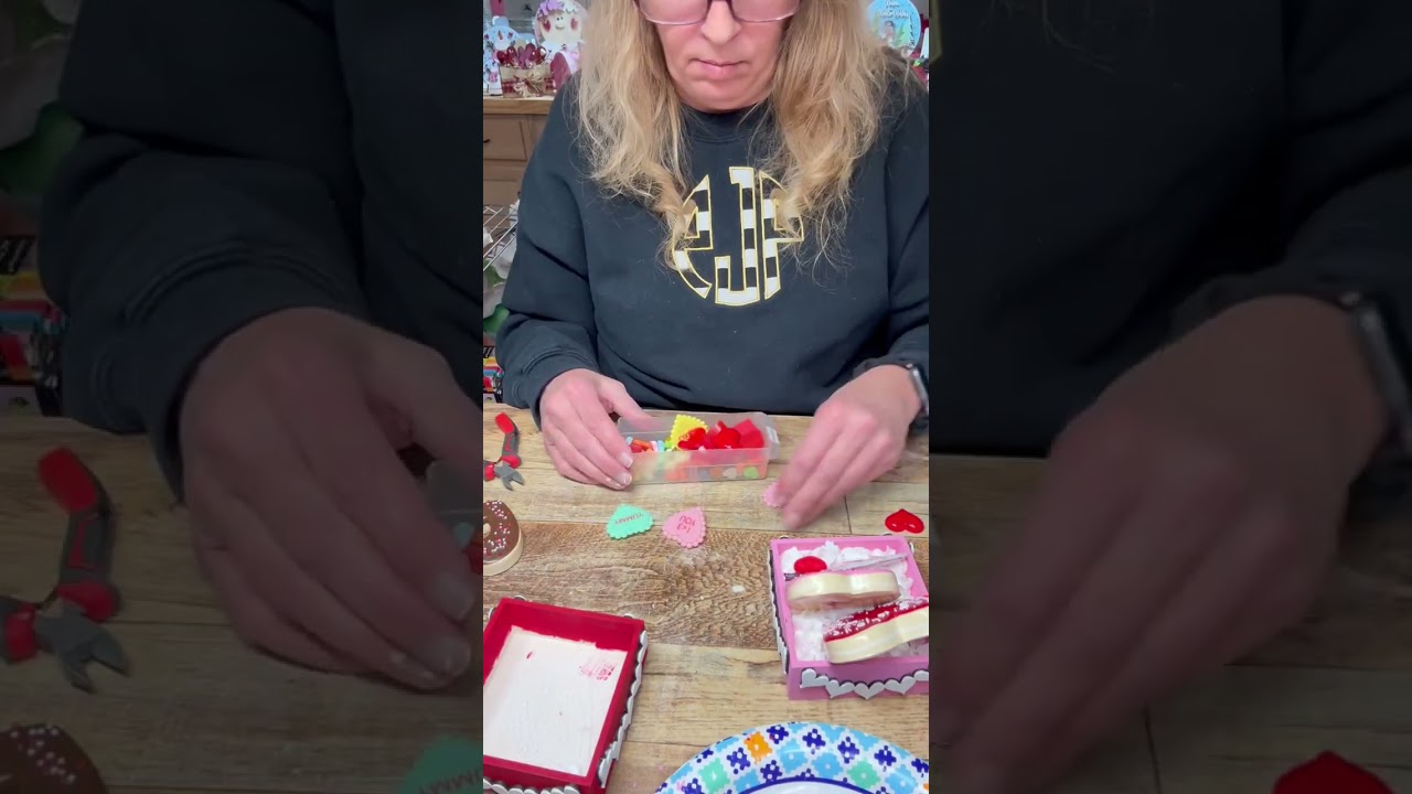 Fake Valentine Donut Boxes