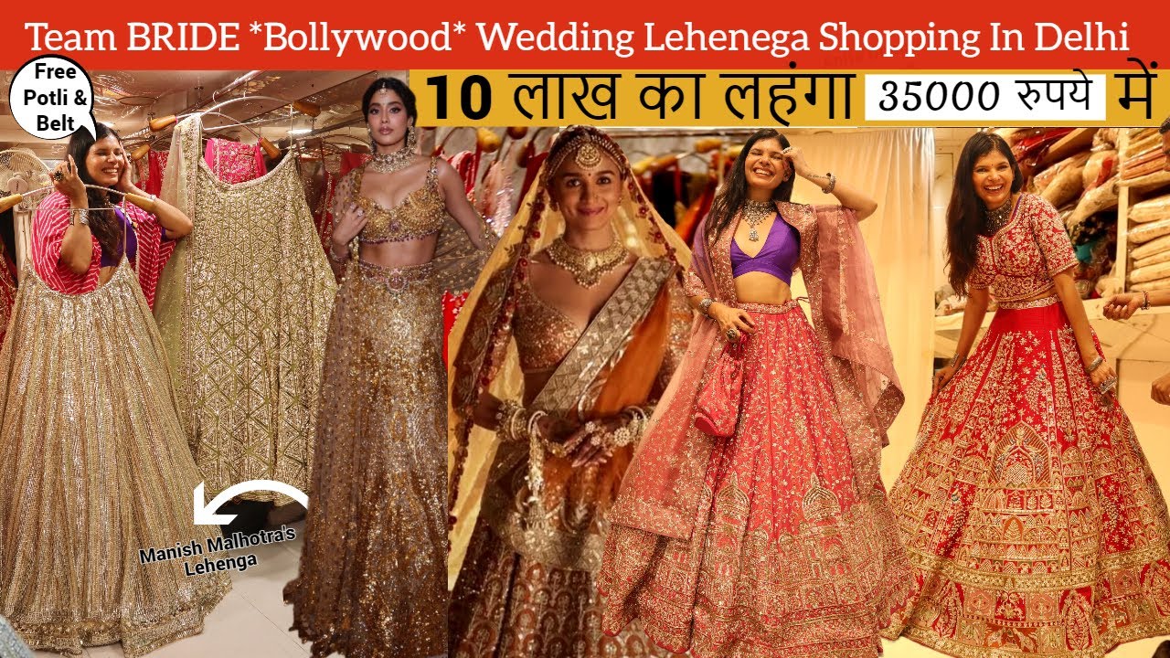 Lehenga Shopping for Sister's Wedding? Sabyasachi Budget Bollywood Lehenga Hunt in Chandni Chowk
