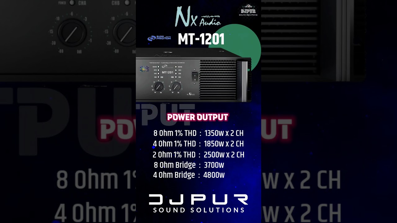 MT 1201 Nx Audio Amplifier Specification ll DJPUR ll #djviral