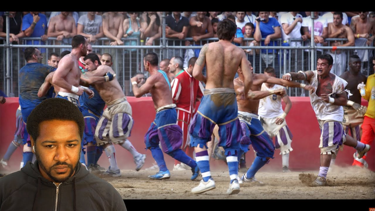 THE MOST DANGEROUS GAME OF FOOTBALL!!! | CALCIO STORICO | AMERICAN REACTION!!!