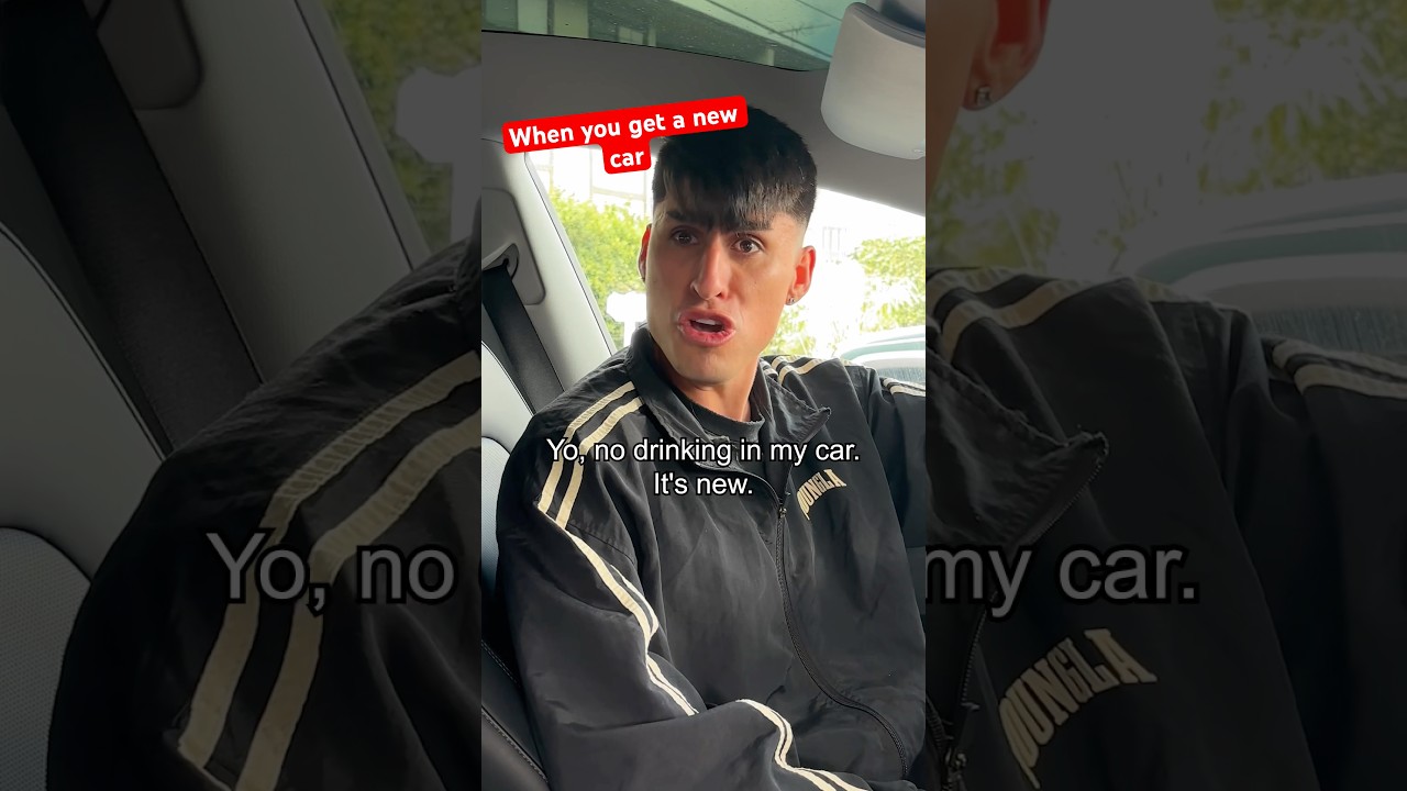 When you get a new car 🚗😬😂 #shorts #funny #car #drive #youtubeshorts #food #short #shoes #tesla