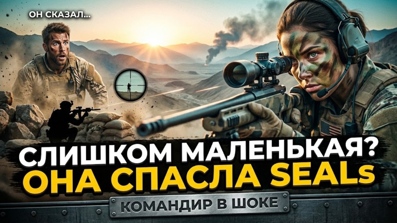 «Командир сказал, что она “слишком маленькая”… через минуту она спасла морских котиков.»