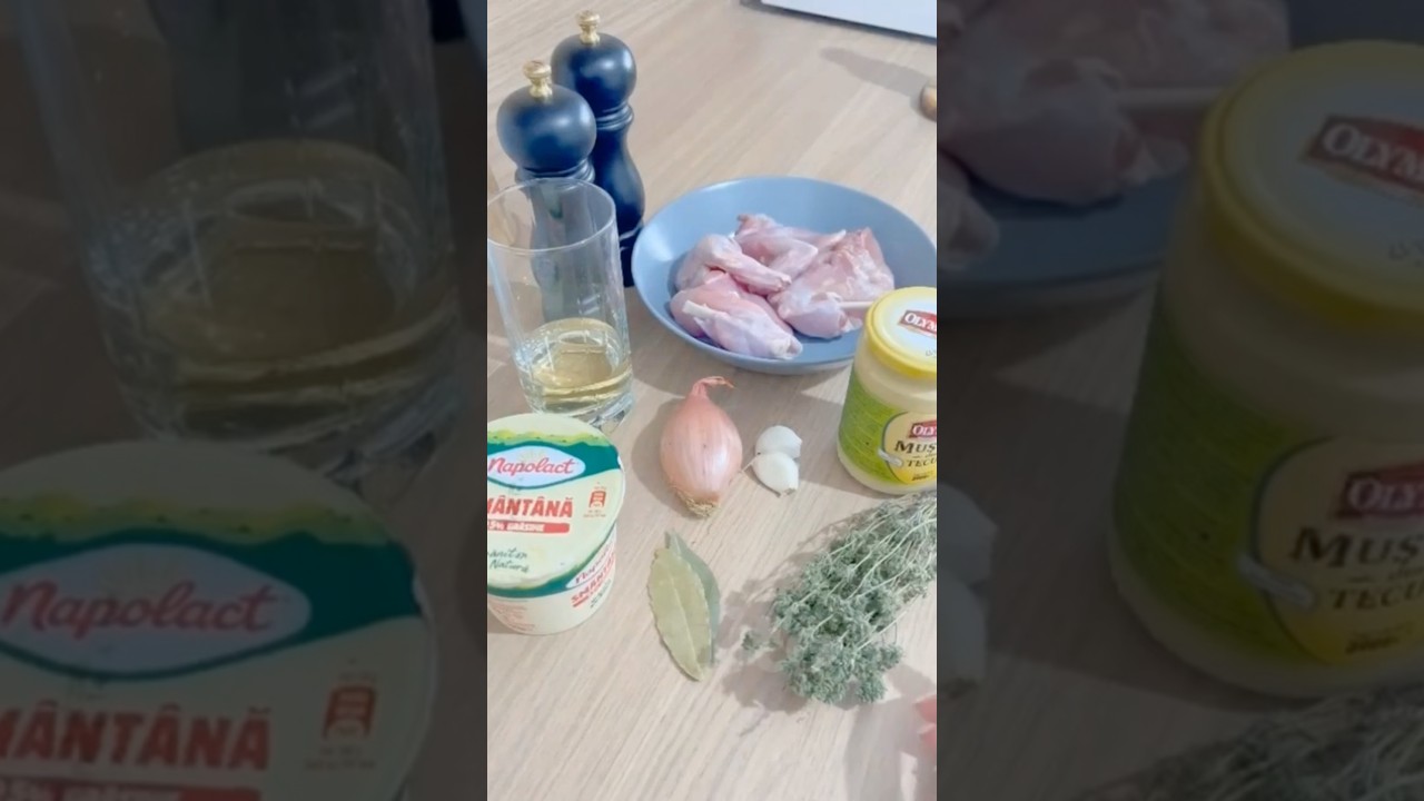 Braised Rabbit with Garlic and Wine - A Delicious & Easy Recipe 🐰🤤 #shortrecipe #shorts