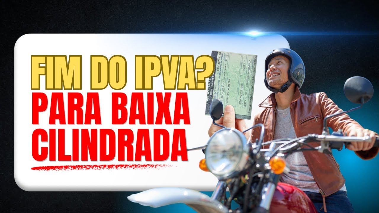 ACABOU o IPVA de MOTO no Brasil!