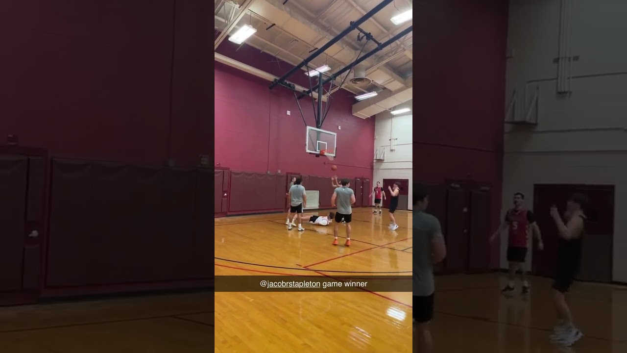 clutch game winner #basketball #intramurals #crazy #funny