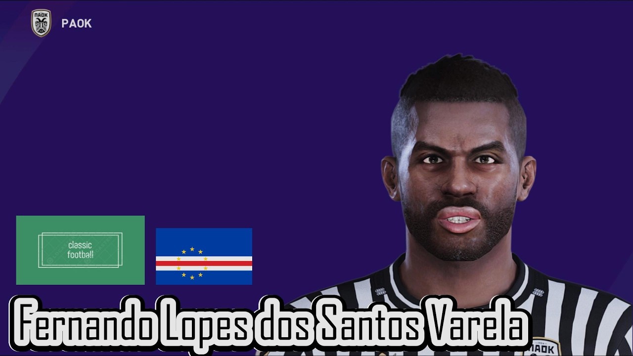 Fernando Lopes dos Santos Varela - PES Clasico (Face, Body& Stats)