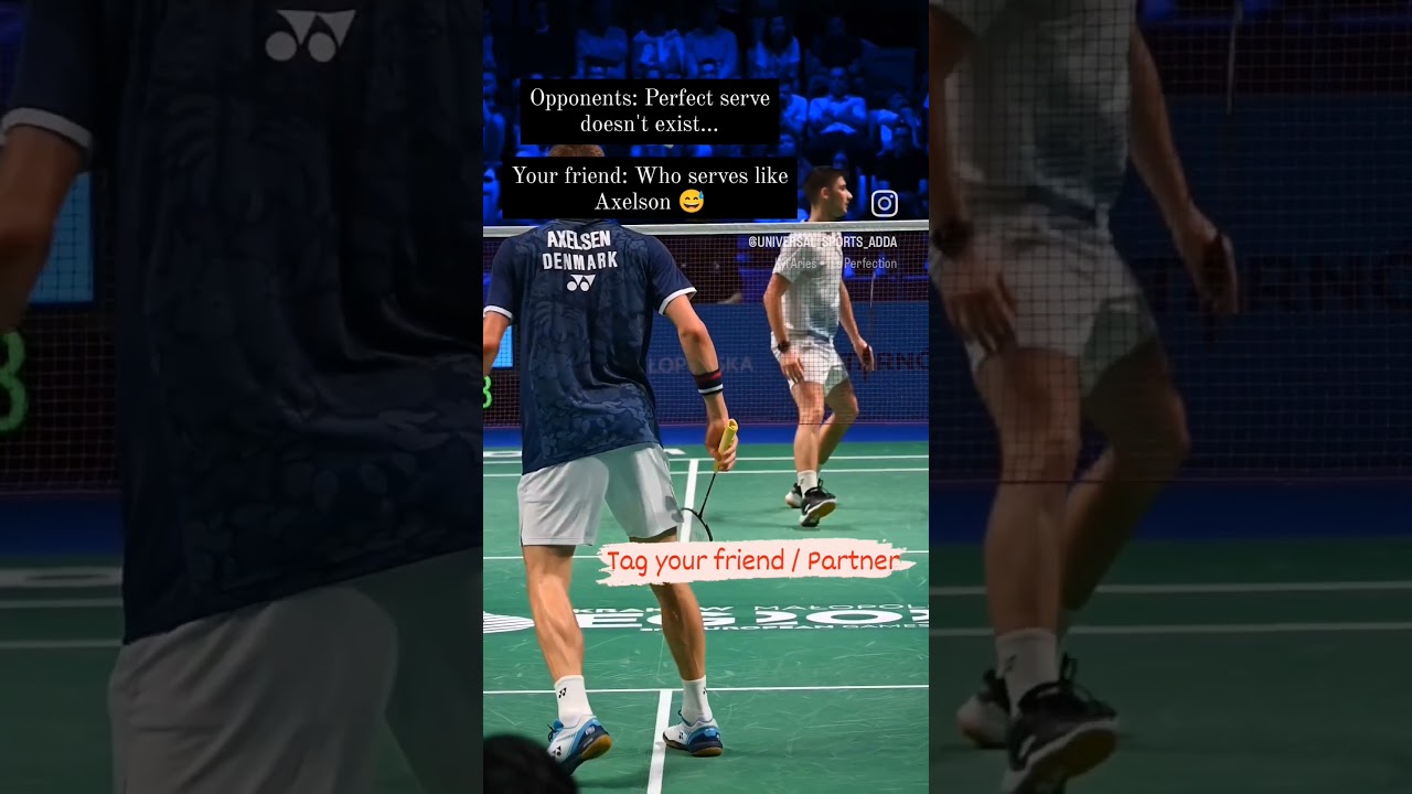 Axelson's perfect Deceptive serve 