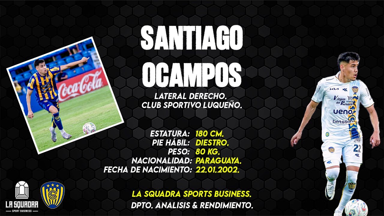 SANTIAGO OCAMPOS | LATERAL DERECHO | 2025