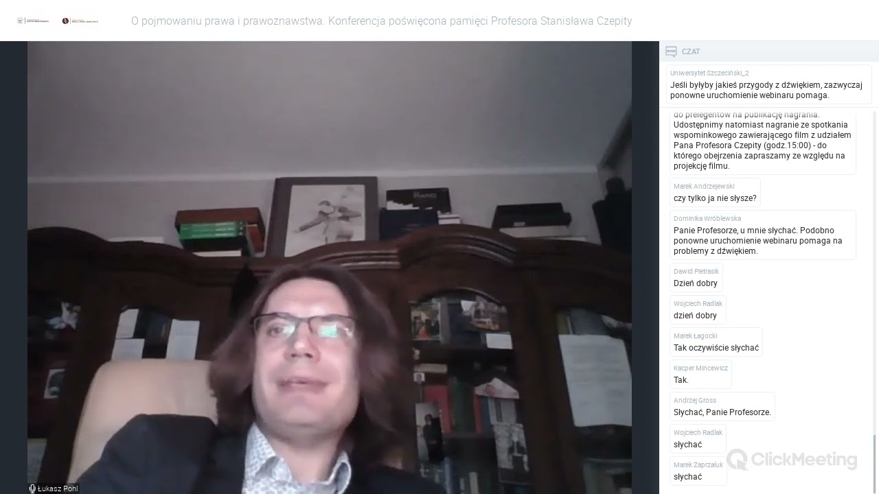 prof. Łukasz Pohl - I OKN: O pojmowaniu prawa i prawoznawstwa