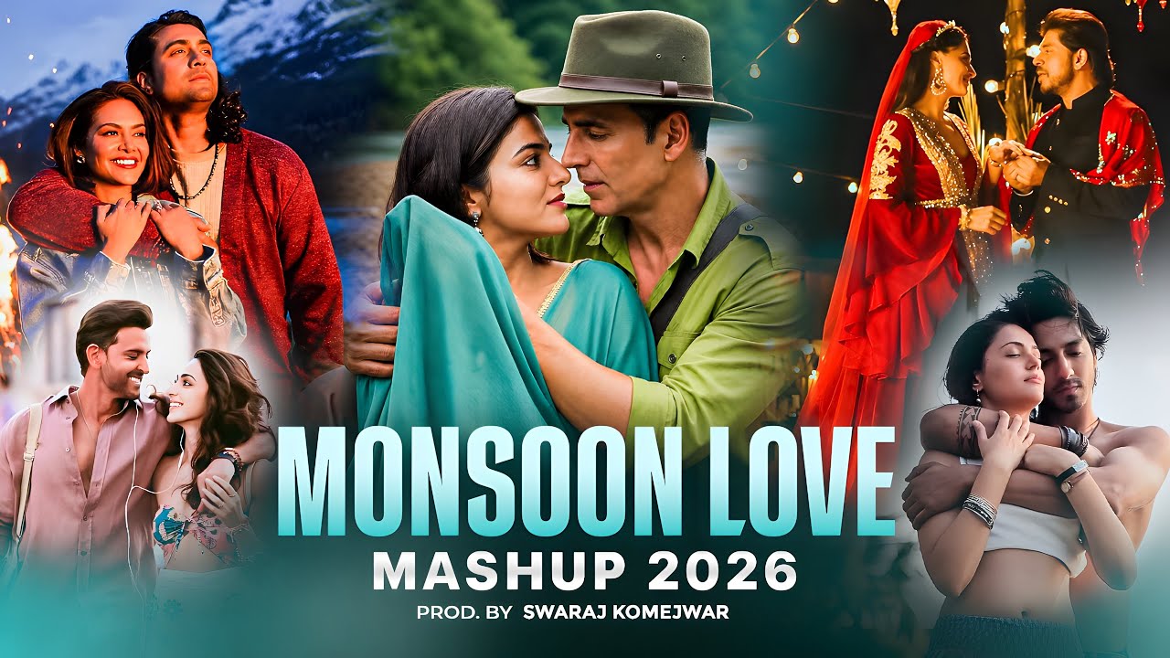 Monsoon Love Mashup | Swaraj Komejwar & DJ BKS | Rainy Songs 2026 | LoFi Chillout