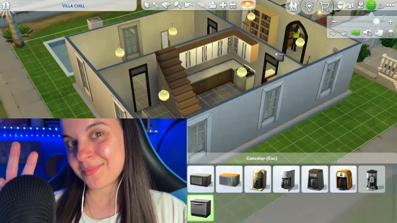 ASMR Los Sims 4 | Construcción de Villa Chill ♡