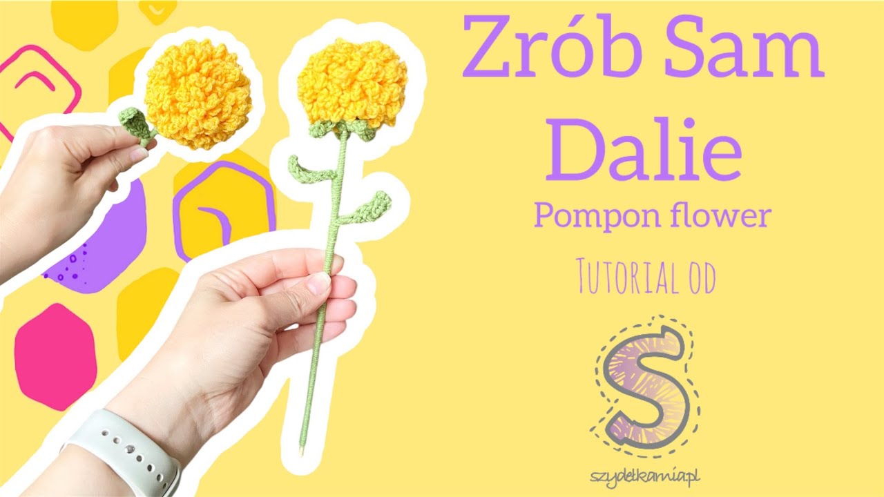 Zrób Sam na szydełku ☆ Dalia ☆ tutorial krok po kroku