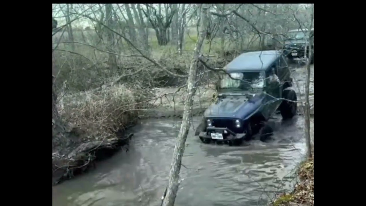Heavy duty water fording with Jeeps
