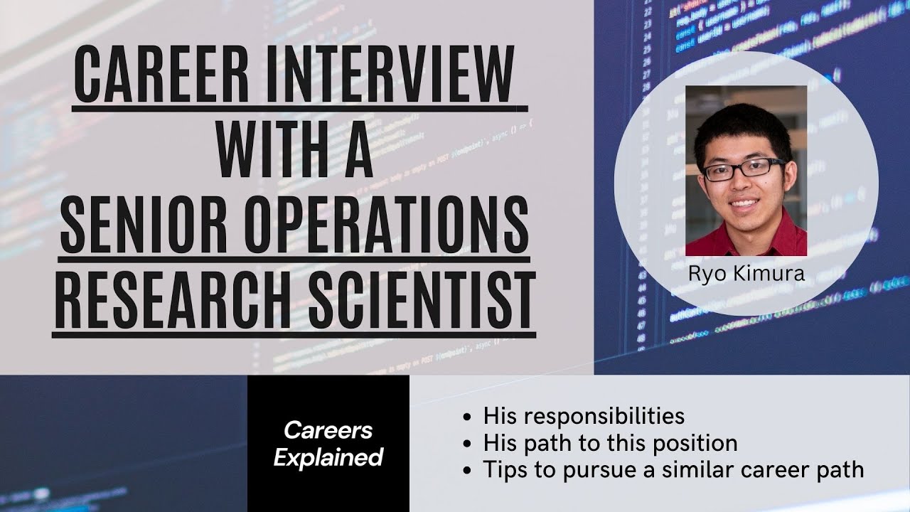 What does a Senior Operations Research Scientist do | A day in the life