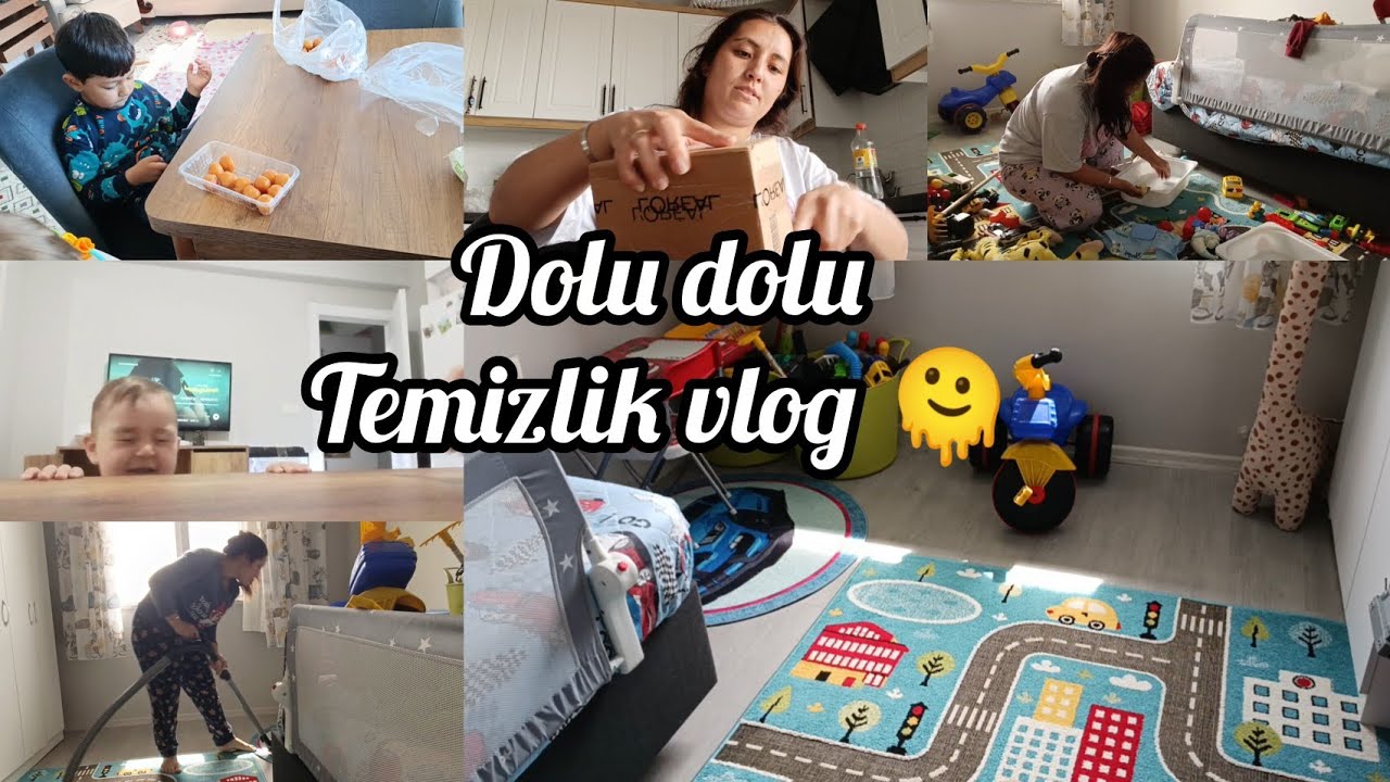 📢Bayram temizliği başlasın😱Barbarosun yaramazlıkları😅Kargo açılımı 🎁Günlük Vlog 💕