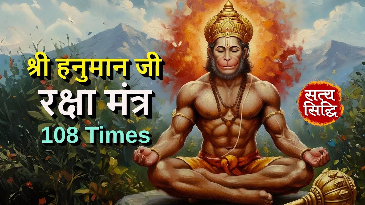 श्री हनुमान जी का रक्षा मंत्र | 108 बार | Most Powerful Hanuman Ji’s Protection Mantra